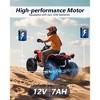 12V Kids Ride On Car, 4 Wheeler Electric ATV Ride On Toys for Kids Ages 37-95 Months with 5MPH Max Speed, Remote Control, Treaded Tires - 3 of 4