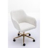 NicBex Adjustable Office Chair with Gold Metal Legs,Comfort Computer Chair,Swivel Upholstered Desk Chair for Adult, Student - 4 of 4