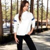 Anna-Kaci Women's Oversized Hoodie with Contrast Shoulder Stripes - 4 of 4