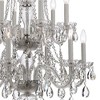Crystorama Lighting Traditional Crystal 12 - Light Chandelier in  Polished Chrome - 2 of 4