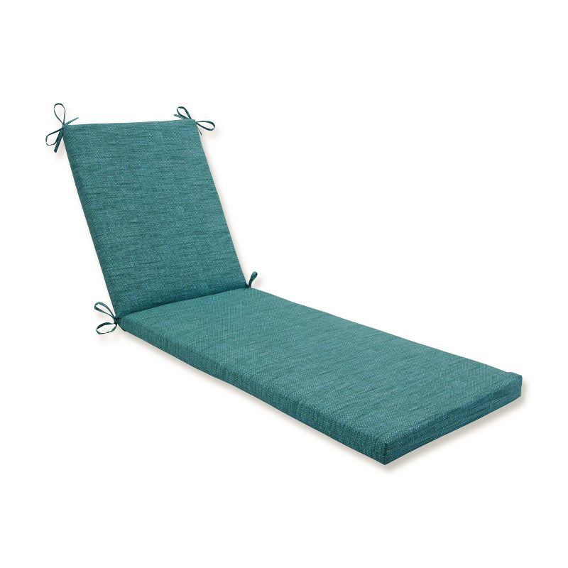 Indoor/Outdoor Remi Lagoon Blue Chaise Lounge Cushion - Pillow Perfect, 1 of 6