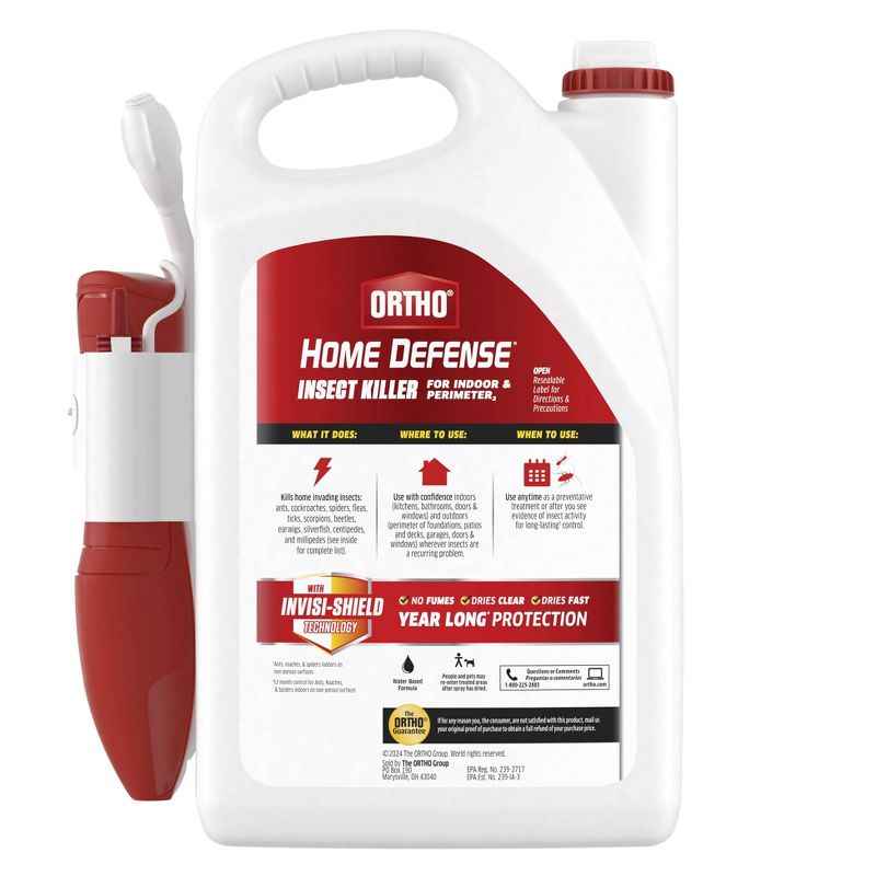 Ortho Home Defense Insect Killer for Indoor &#38; Perimeter RTU Wand Insect Control - 168oz, 3 of 6