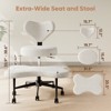 Pinmoco Ergonomic Cross-Legged Swivel Chair, Adjustable Height Meditation Chair with Back Support,  Office/Home Chair - 2 of 4