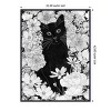 Amanti Art Little Black Garden Cat by Ec Mazur Framed Canvas Wall Art - 3 of 4