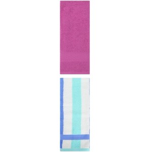 REGALWOVEN Cotton Absorbent Soft Decorative Hand Towels 13" x 30"/13" x 29" 2 Pcs - 1 of 4