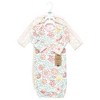 Touched by Nature Baby Girls Organic Cotton Gowns, Traditional Floral - 2 of 4