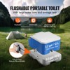 VEVOR Portable Toilet for Camping with Carry Bag,RV Toilet with 3.2Gal Waste Tank,Push-Button Pressurized Flush Commode,Leak-proof and Odourless,Gray - 3 of 4