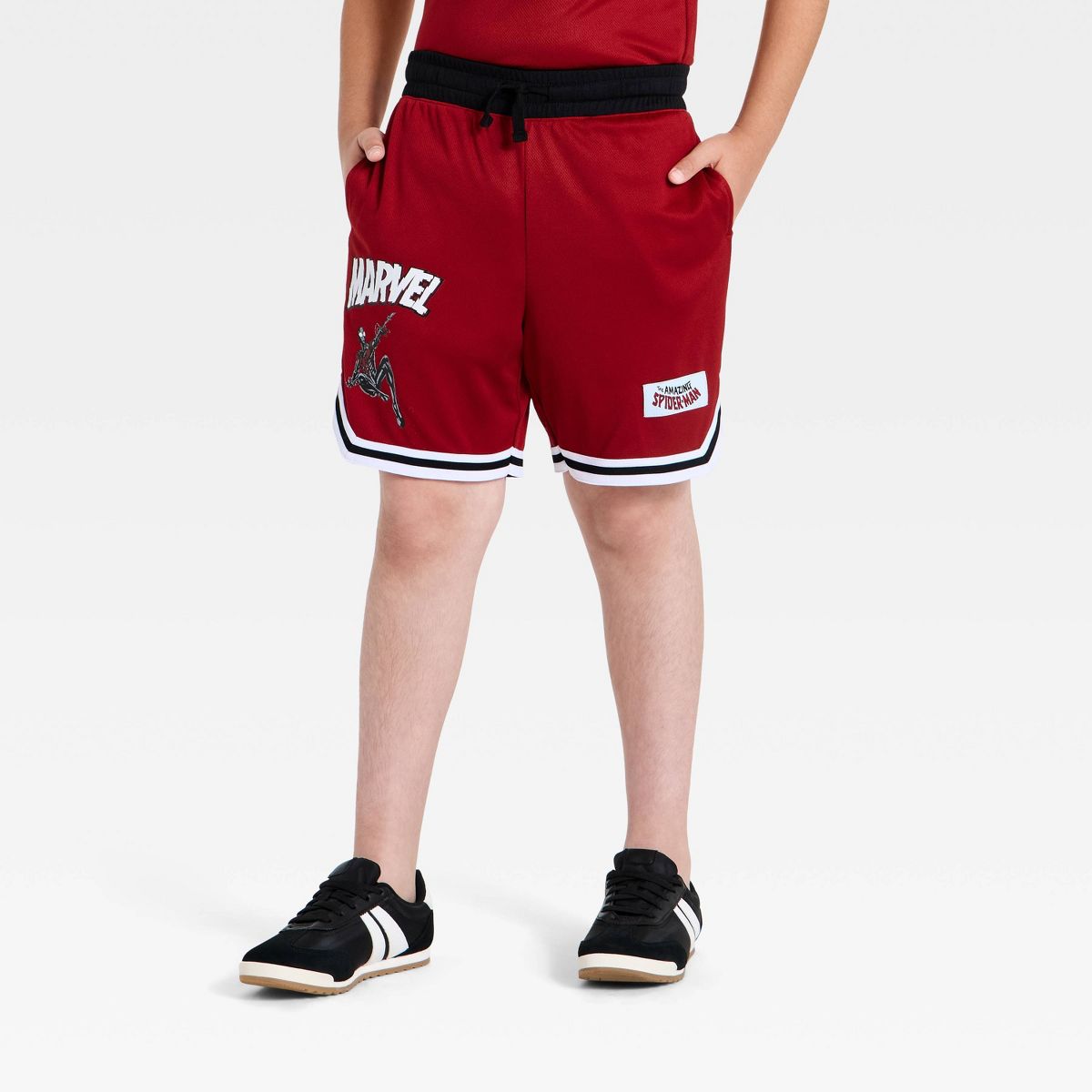 Boys' Spider-Man Basketball Shorts - Red