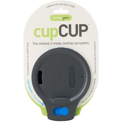 Humangear 16 Oz. Cupcup Convertible Nesting System - Charcoal/blue : Target