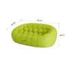 WJShome Bubble Couch,79.53inch Loveseat Sofa,Lazy Floor Sofa,Curved Couch For Living Room, Office, Apartment, No-Assembly - 3 of 4