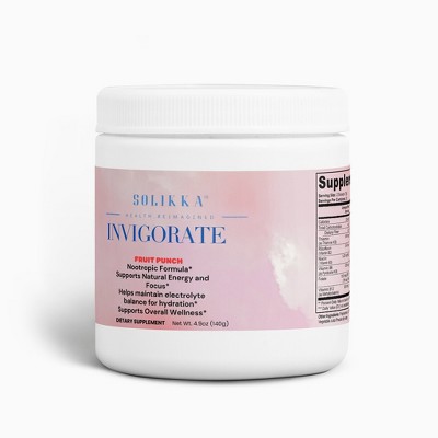 Solikka Invigorate Nootropic Hydr-8 (Fruit Punch)