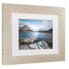 Trademark Fine Art Philippe Sainte Laudy Blue Fjord Matted Framed Art - 3 of 4