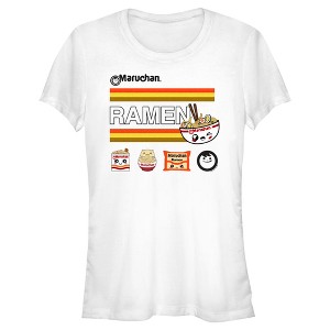 Juniors Womens Maruchan Cartoon Ramen T-Shirt - 1 of 4