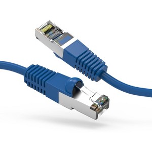 Cat6 Double Shielded Ethernet Patch Cable 2ft | 26AWG Pure Copper, 10 ...