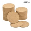 Unique Bargains Soft Thickened Cork Temperature-Resistant Tableware Coasters - 3 of 4
