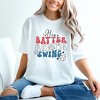 Simply Sage Market Women's Batter Batter Red White Blue Short Sleeve Garment Dyed Tee - 2 of 4