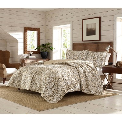 Twin Kenya Quilt & Sham Set Brown - Tommy Bahama