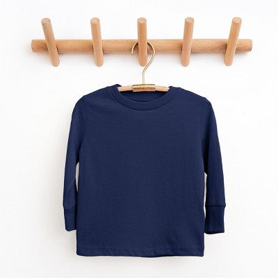 The Juniper Shop Mini Smiley Let's Go Exploring Front and Back Toddler Long Sleeve Tee