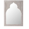 JIONJOY Gray Farmhouse Vintage Wall Mirror - Arch Design, Textured Distressed Wood Frame - 4 of 4