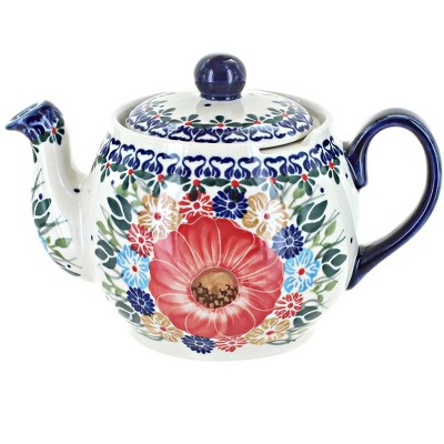 Blue Rose Polish Pottery Amelie Small Teapot