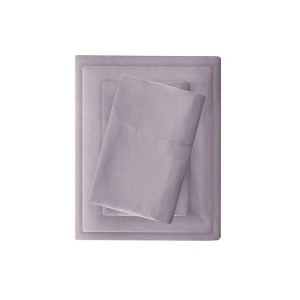 Gracie Mills Hugo Deep Pocket Brushed Microfiber Sheet Set with 3M Moisture Wicking - 1 of 4