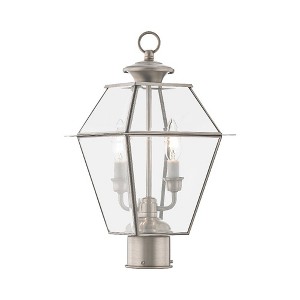 Livex Lighting Westover 2 - Light Post Light in  Brushed Nickel - 1 of 1