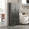 Bella Depot 72" Fluted Kitchen Pantry Cabinet with 2 Drawers & 8-Door Spice Rack, Freestanding Storage Organizer for Bathroom, Dining Room, Entryway - 2 of 4