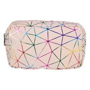 Unique Bargains Women Durable Colorful Cosmetic Bag 1 Pc - 1 of 4