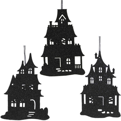 Silhouette Design Store: Haunted House Ornament