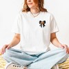 Simply Sage Market Haunted House Coquette Chart Front And Back Garment Dyed Tee - 3 of 4