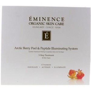 Eminence Arctic Berry Peel & Peptide Illuminating System (Exfoliant 1oz, Peel Activator MA10 1oz, Radiance Cream 1oz) - 1 of 4