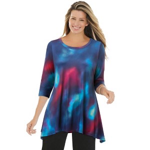 Woman Within Plus Size Swing Hem Tunic - 1 of 4