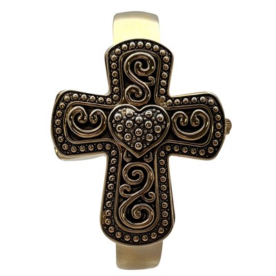 Olivia Pratt Cross Shape Bangle Women Watch