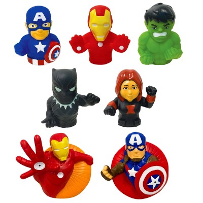 Disney Marvel Finger Puppets and Bath Squirter - 7pc