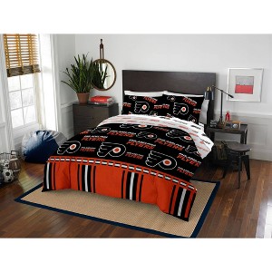 NHL Philadelphia Flyers Rotary Bed Set - 1 of 3