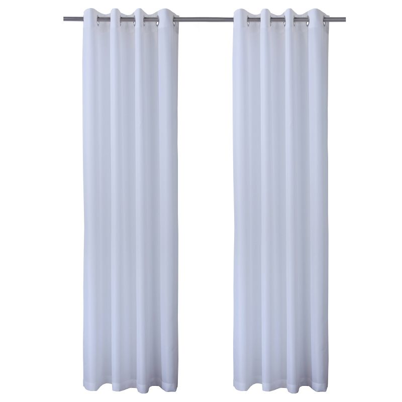 Set of 2 Bimini Grommet Top Curtain Panels - Outdoor Décor, 1 of 8