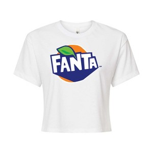 Women's - Coca-Cola - Fanta Costume Cropped Graphic T-Shirt - 1 of 4
