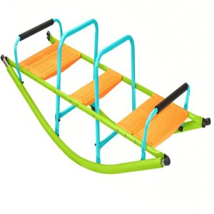 NAYSAYE Kids Rocker Seesaw Playset with Stable Plastic Seat for Outdoor Playground Fun, Green, 62.99"*17.1"*3.2" - 1 of 4