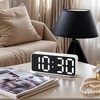 REGALWOVEN Digital Adjustable Brightness USB Charging Ports Alarm Clock 5.1"L x 1.0"W x 2.2"H 1 Pc - 2 of 4
