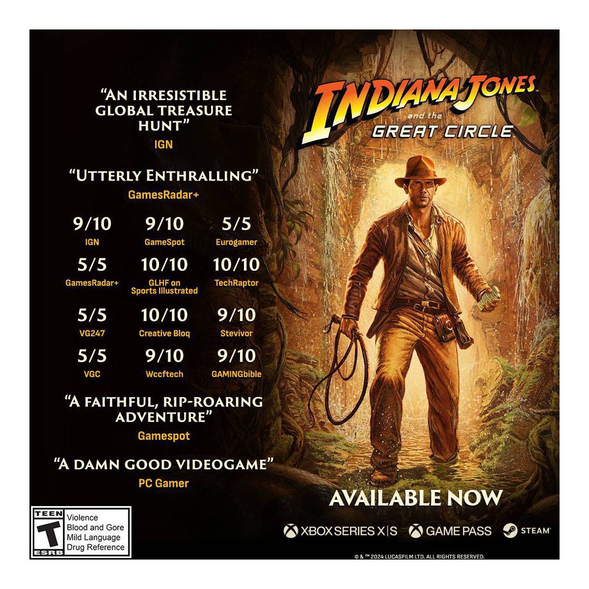 Indiana Jones and the Great Circle Premium Edition Upgrade - Xbox Series X/S/PC (Digital) - thumbnail 9