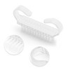 Unique Bargains Durable Translucent Horn Nail Brush 2.44"x1.38" 1 Pc - 3 of 4