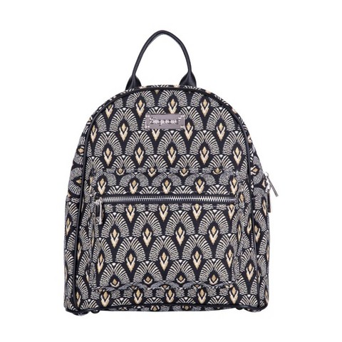 Signare USA Luxor Art Deco Black and Gold Daypack