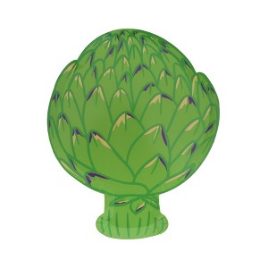Jollity & Co. - Le Dinner Artichoke Dinner Plates - Pack of 8 Paper Plates - 1 of 3