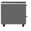 Monoprice Round Corner 2-Drawer File Cabinet - Gray, Lockable With Seat Cushion - Workstream Collection - 4 of 4