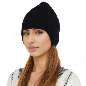 Anna-Kaci Warm Winter Knitted Beanie Hat with Earflap Daily Headwear Ski Mask for Men Women - 1 of 4