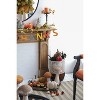 Gulches Series Multicolored Shatterproof Grid Pumpkin Harvest Festival Ornament - 2 of 4