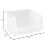Quantum Storage Systems Bin, Stacking Or Hanging, 16-1/2"W X 18"D X 11"H - 2 of 2