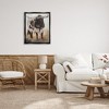 Stupell Industries Longhorn Cattle Painting Black Framed Floater Canvas Wall Art - 2 of 4
