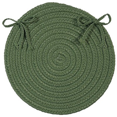 Colonial Mills Boca Raton - Moss Green Chair Pad, 1 Pc