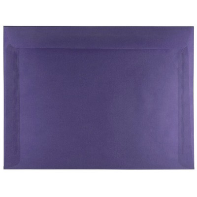 JAM Paper 9 x 12 Booklet Translucent Vellum Envelopes Wisteria Purple 1592177